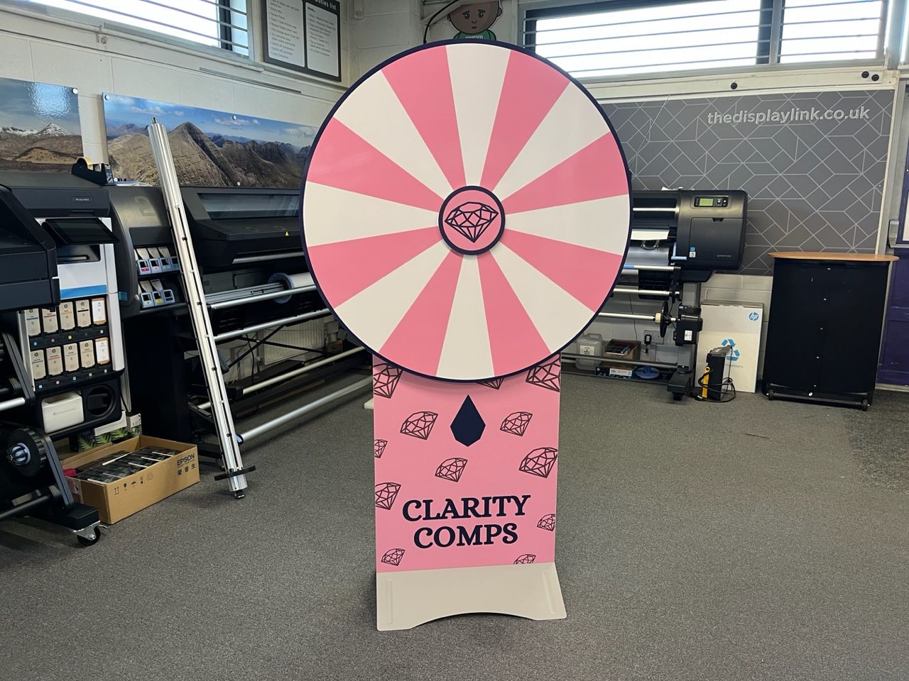 Whiteboard spinner