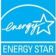 A blue energy star logo with a white star on it.