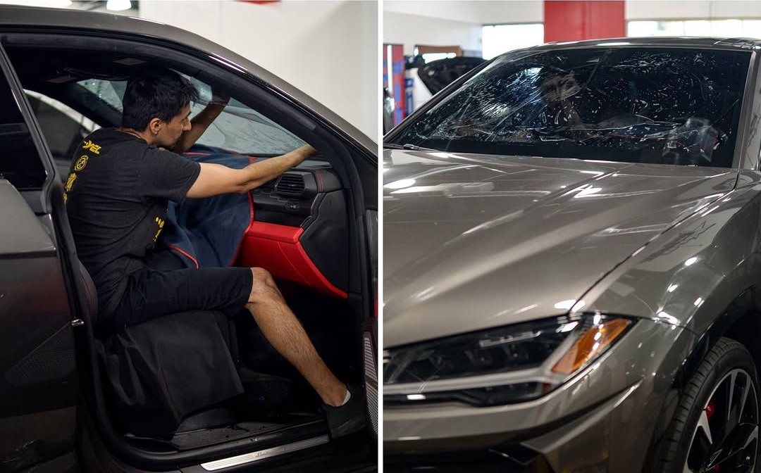 professional window tinting installation