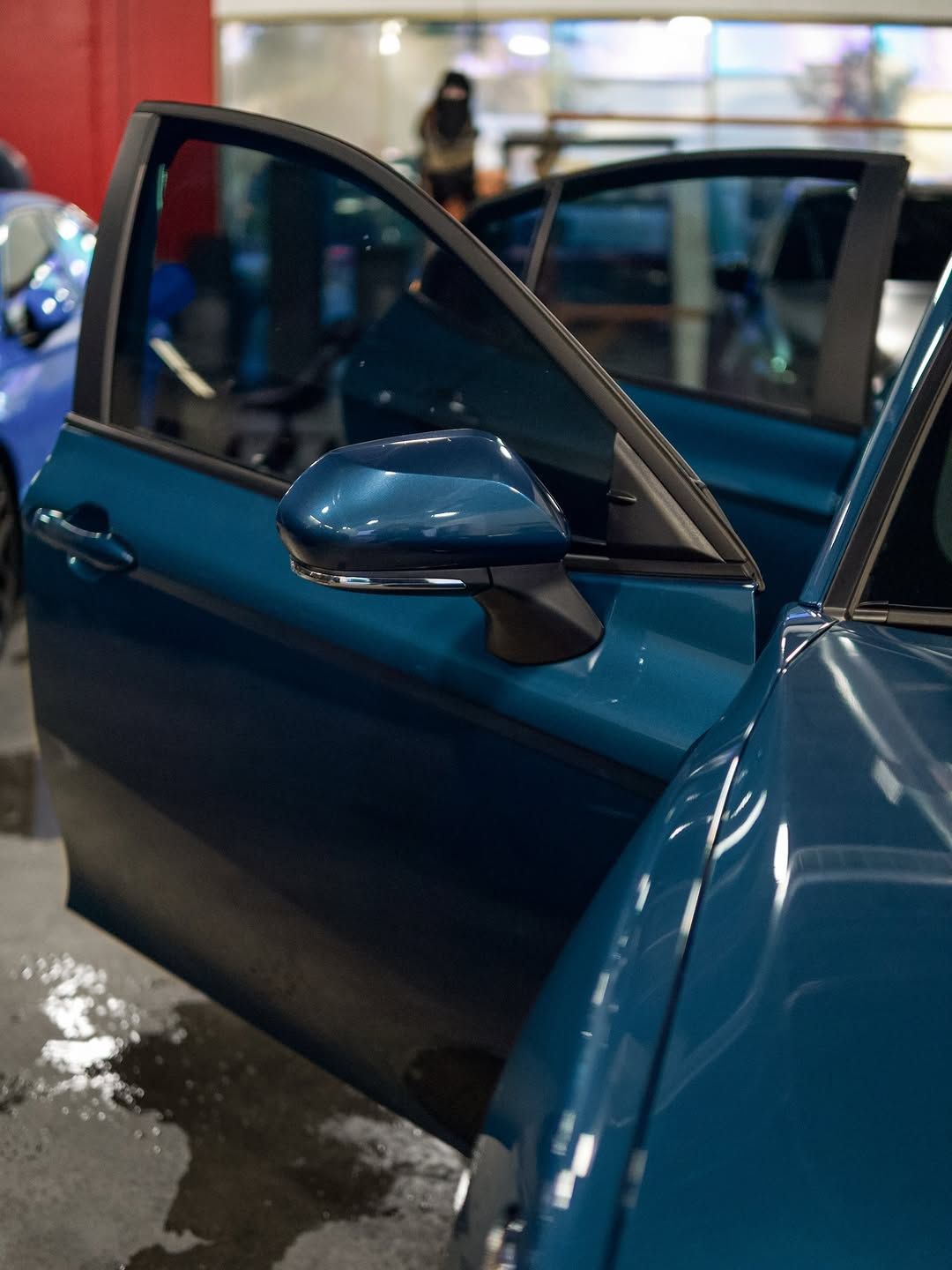 car with window tinting