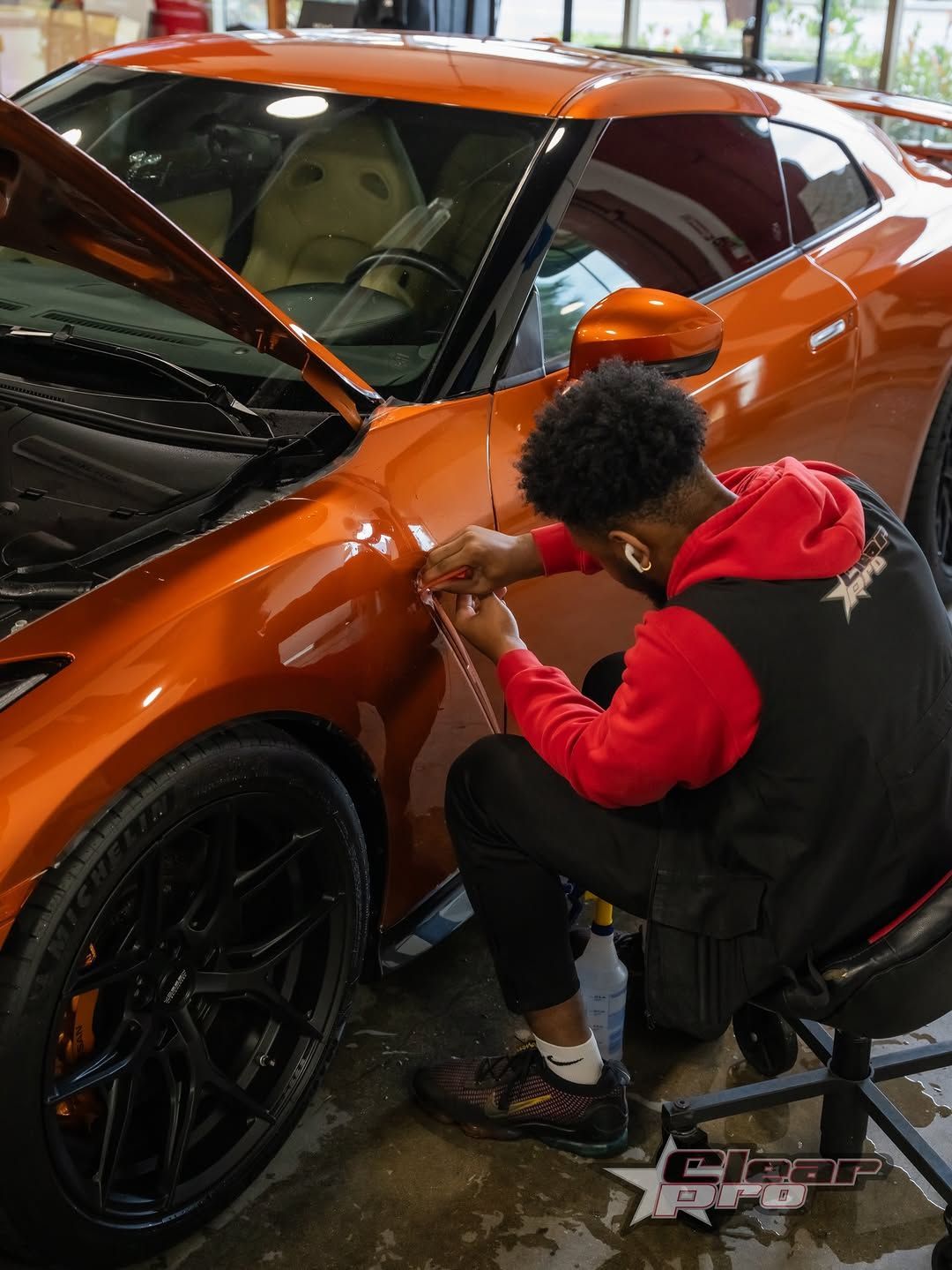 paint protection film installation