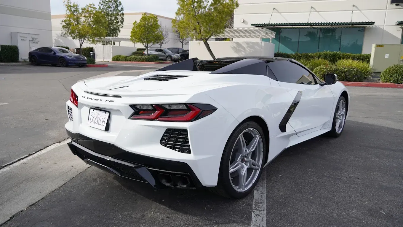 Car with Professional Ceramic Coating Installation