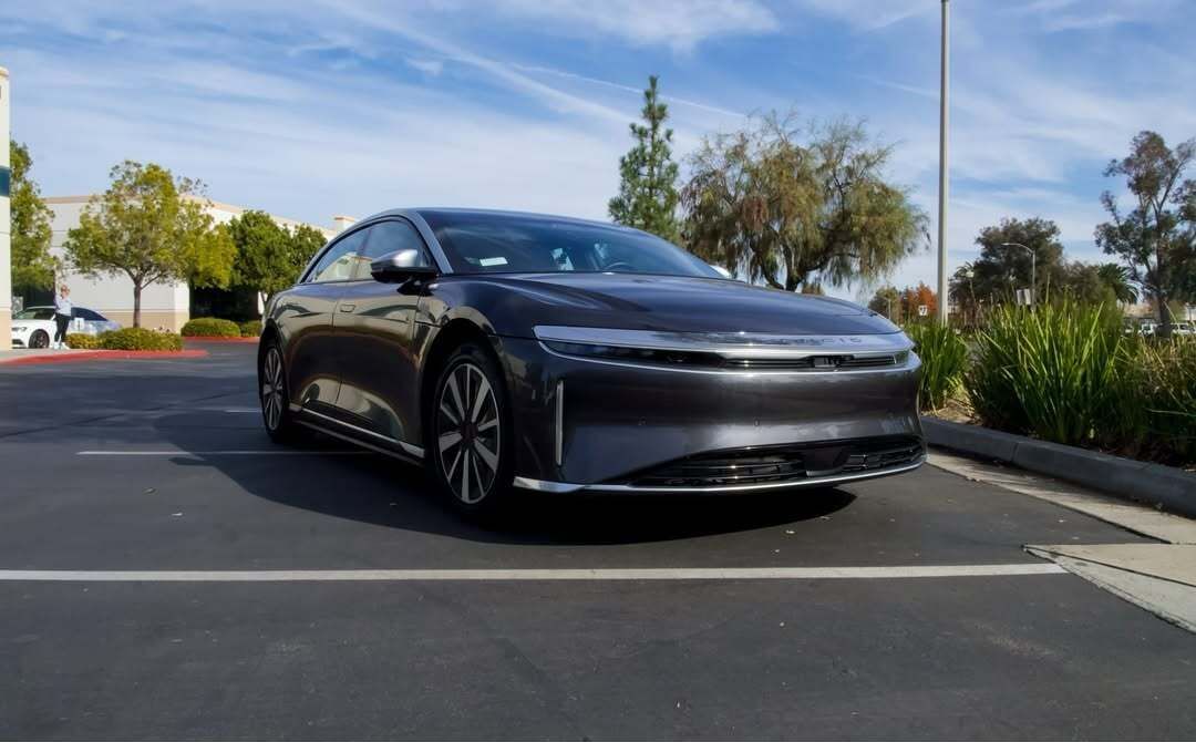 Car with Ceramic Coating parked outside