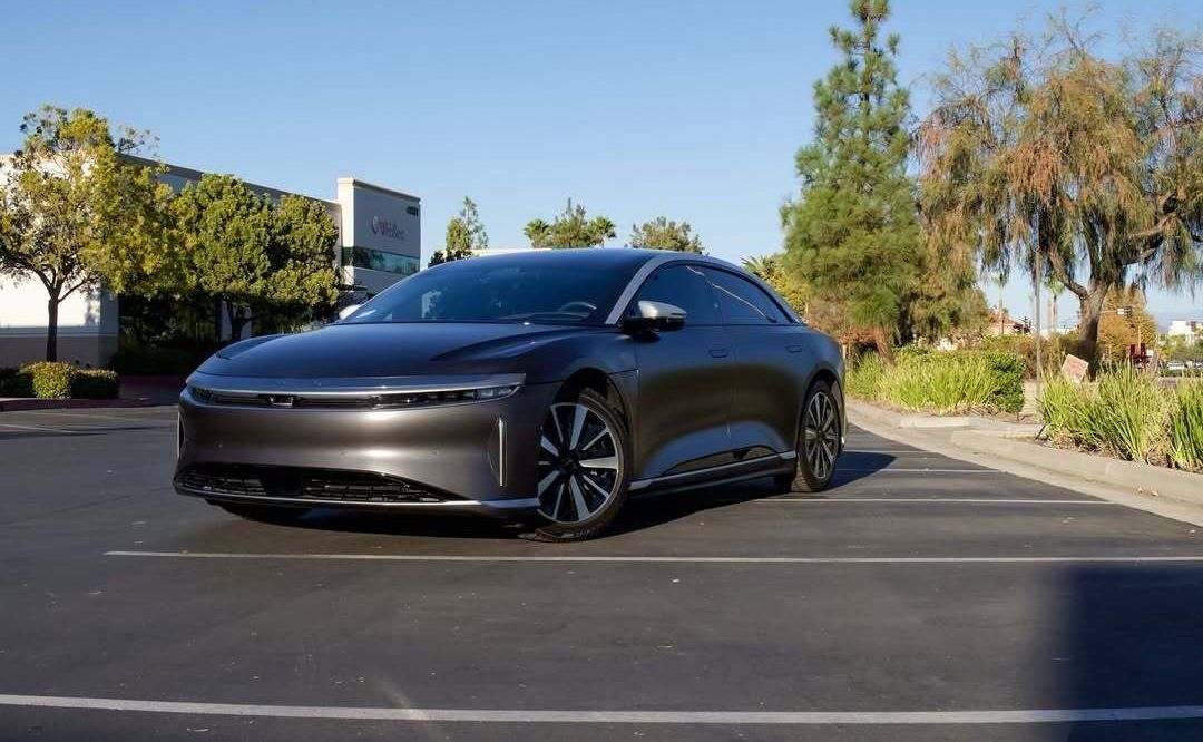 ceramic coated vehicle parked outside