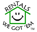 Rentals We Got 'Em Logo