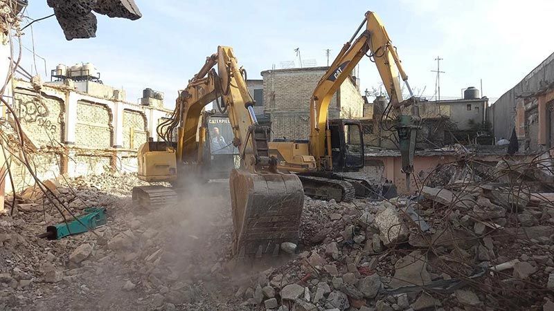 DEMOLICIONES INMEDIATAS DEL SUR