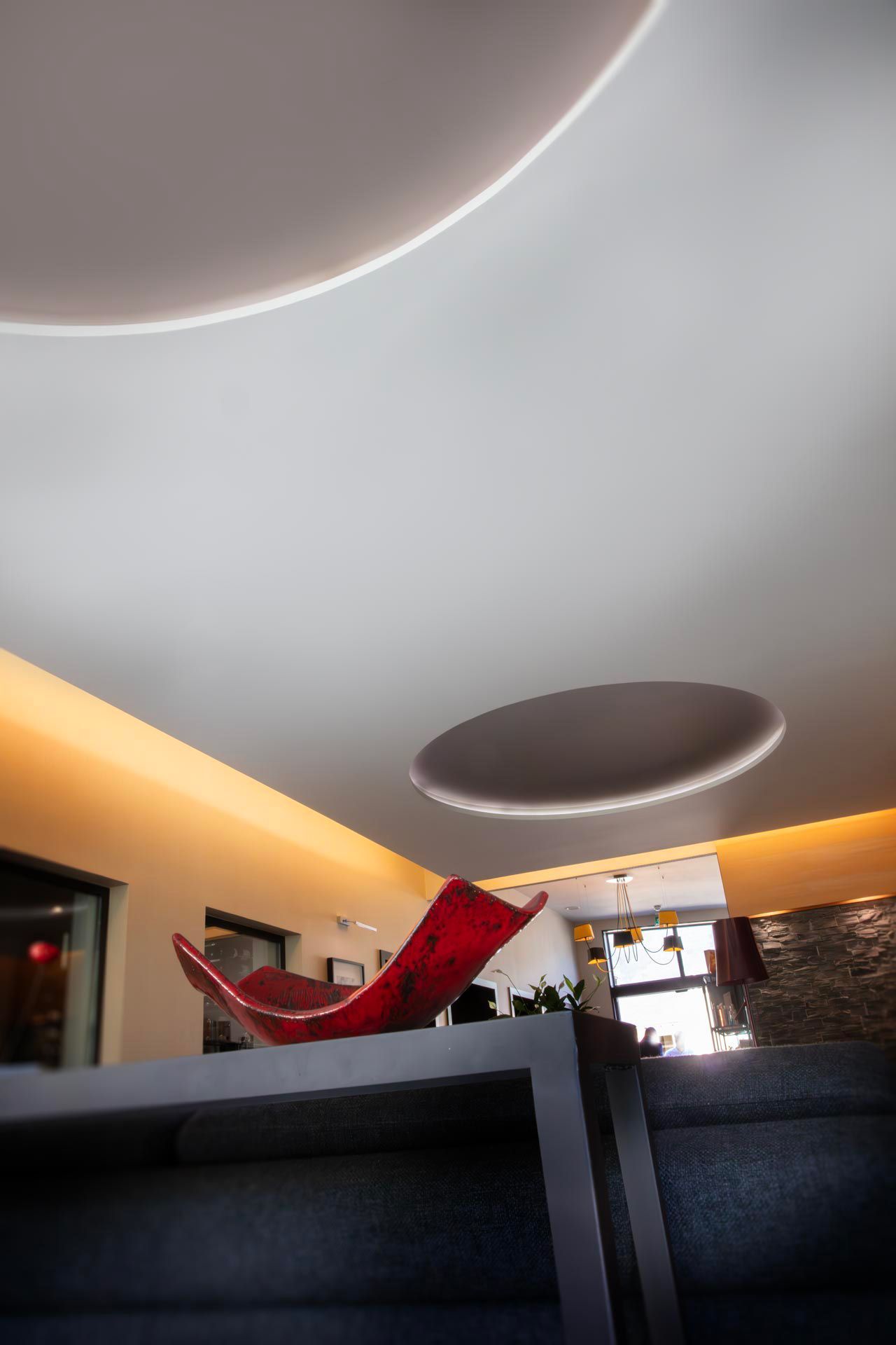 Intérieur de l'hôtel de l'Aubinière situé à Saint-Ouen-les-Vignes près d'Amboise