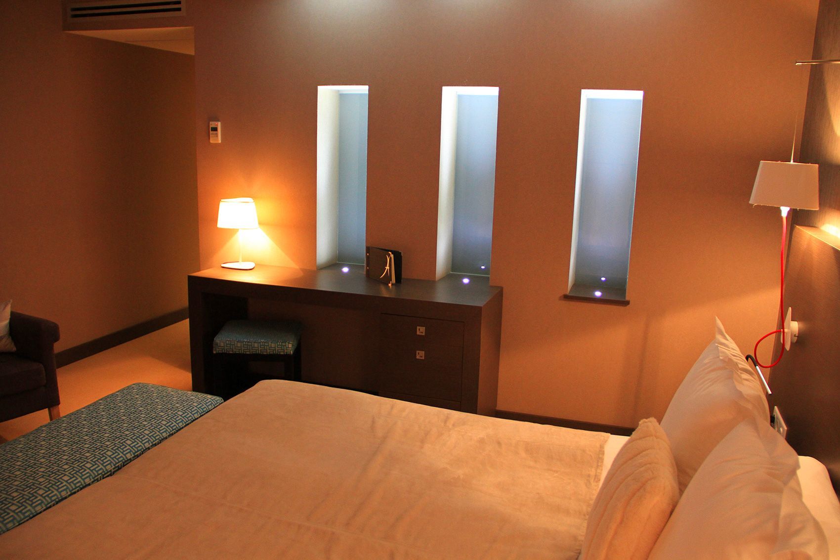 Chambre Plume proposée à l'hôtel restaurant situe en Val de Loire