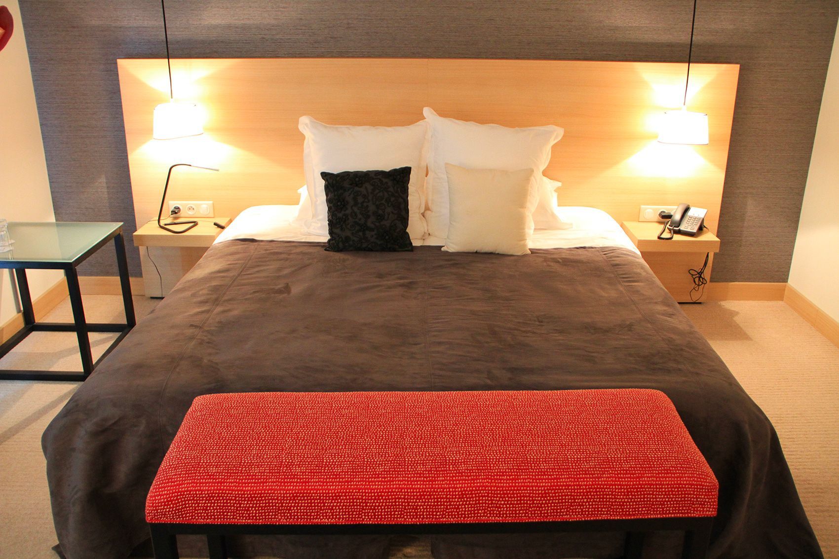 Chambre privilège Coquelicot proposée à l'hôtel restaurant situé en Val de Loire