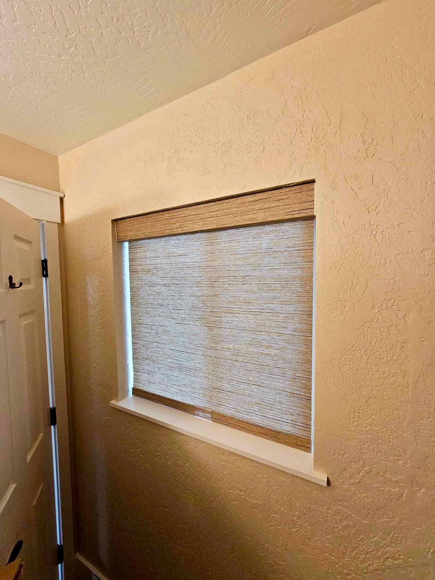 New blinds in a home in Talent, Oregon. 