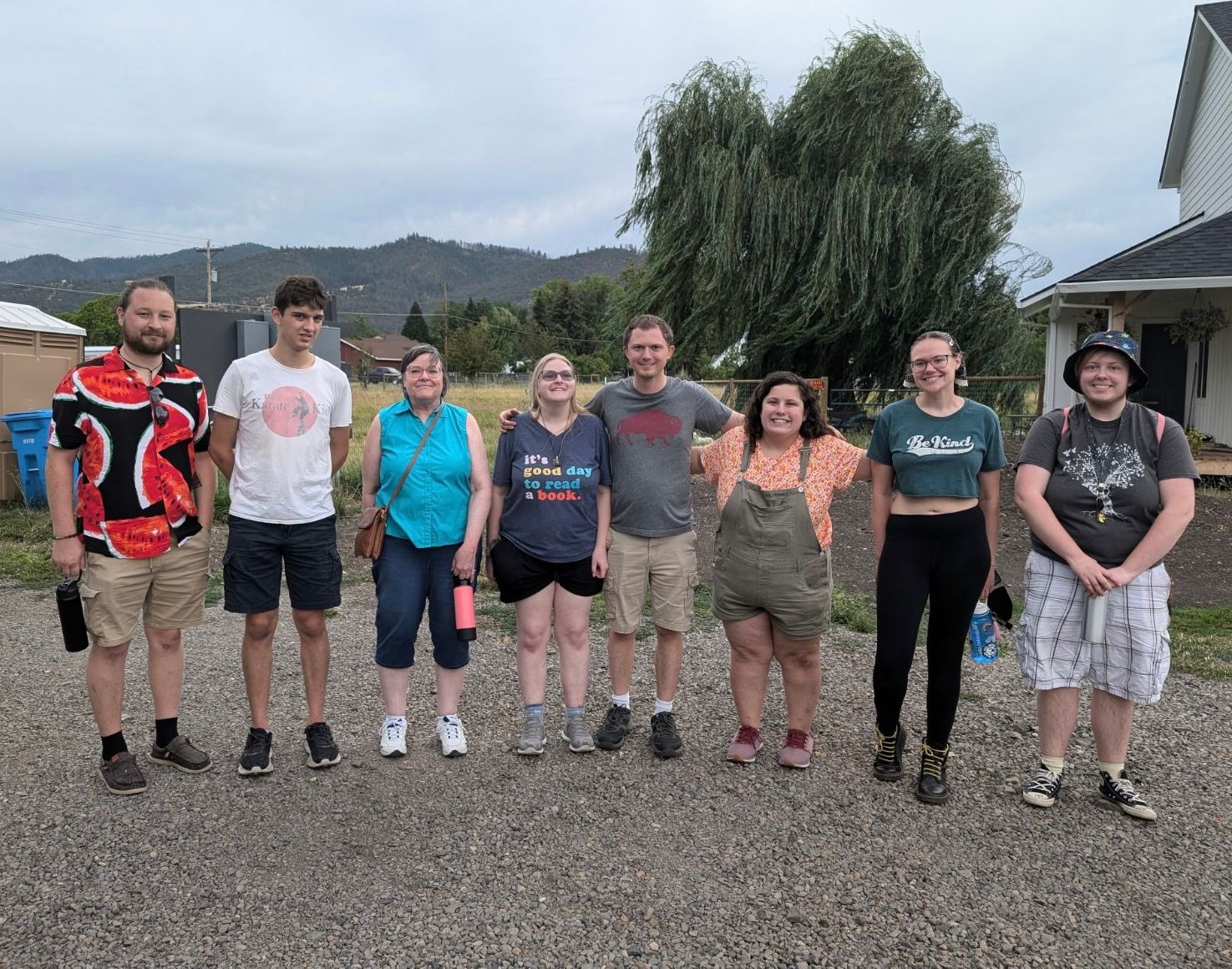 Young adults with autism at a social activity in Southern Oregon 
