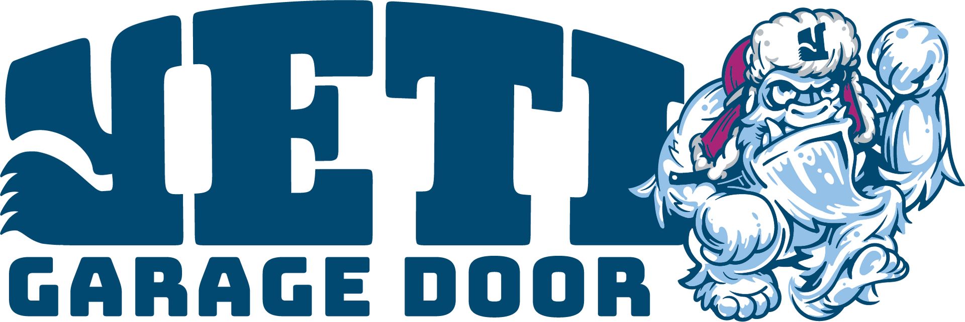 Yeti Garage Door Logo