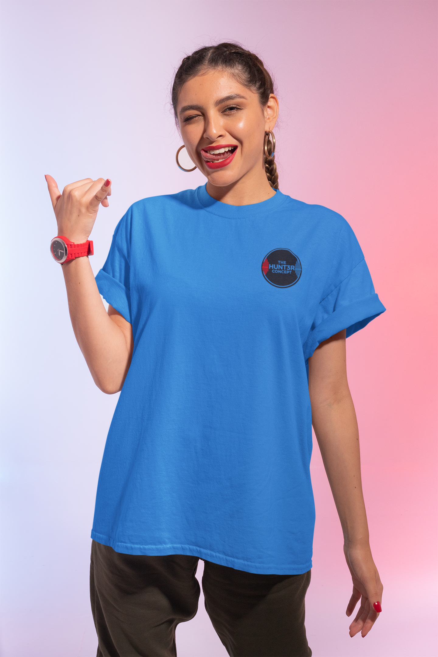 The Hunt3r Concept T-Shirt- Bue