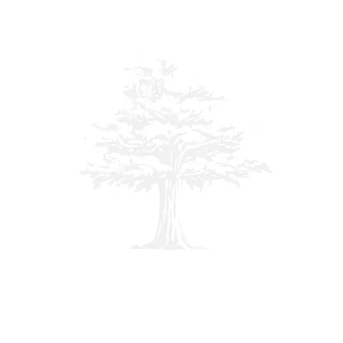 red cypress groundskeeping & Property Services logo  in white