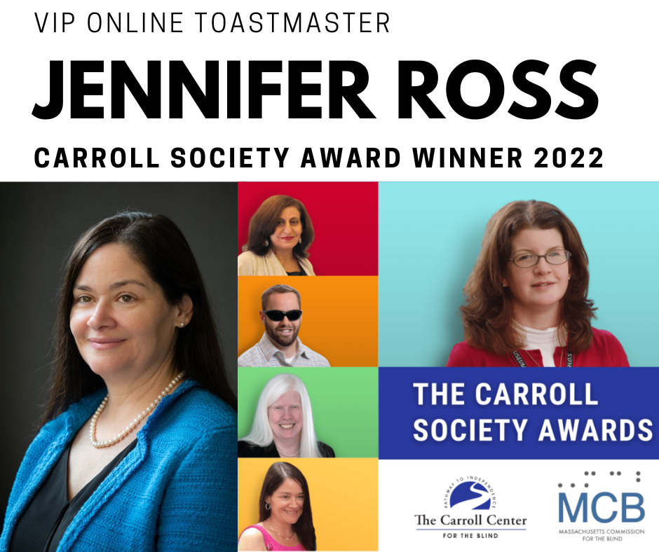 Jennifer Ross receives Carroll Society Award 2022