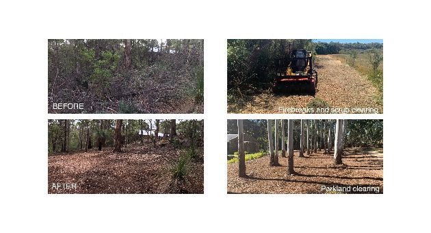 Eco Land Clearing Before and After Clearing Margaret River