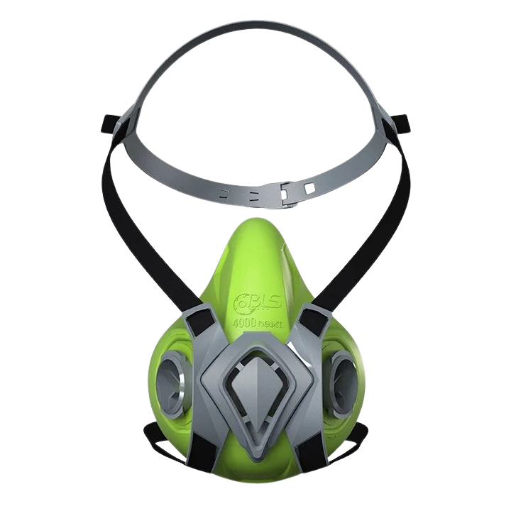 BLS4000R Half Mask Respirator, Dual Cartridge