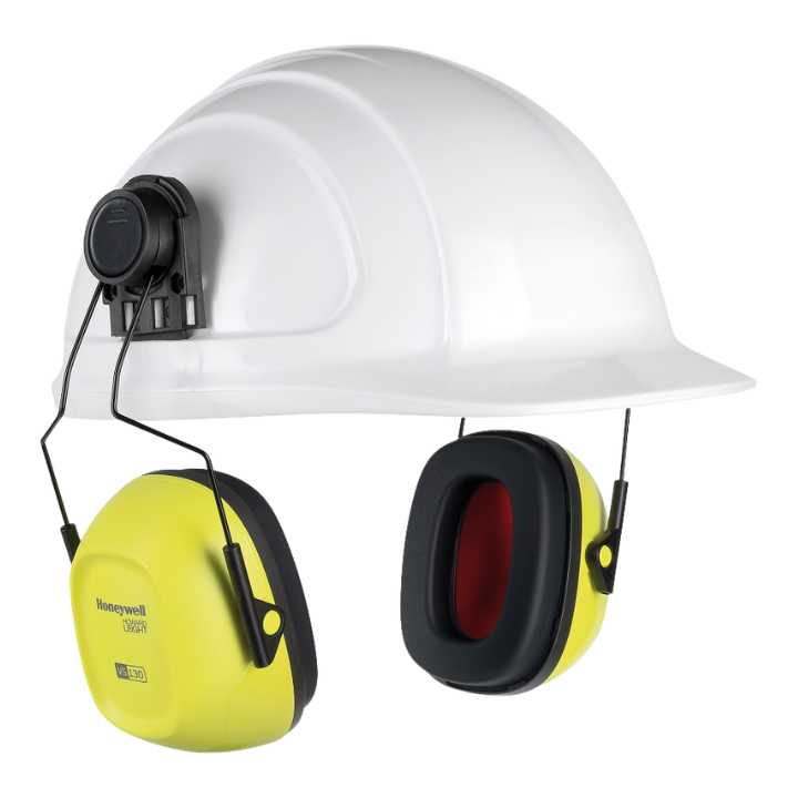 H1035128, VS130HHV EMEA Cap-Attached Earmuff, 27DB NRR