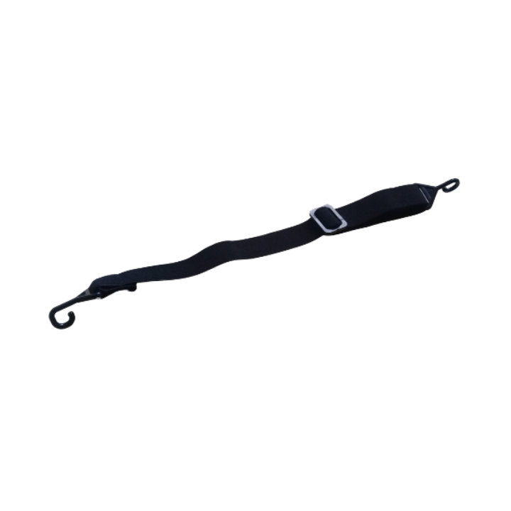 HHG6CS Black elastic CHINSTRAP Hook Type