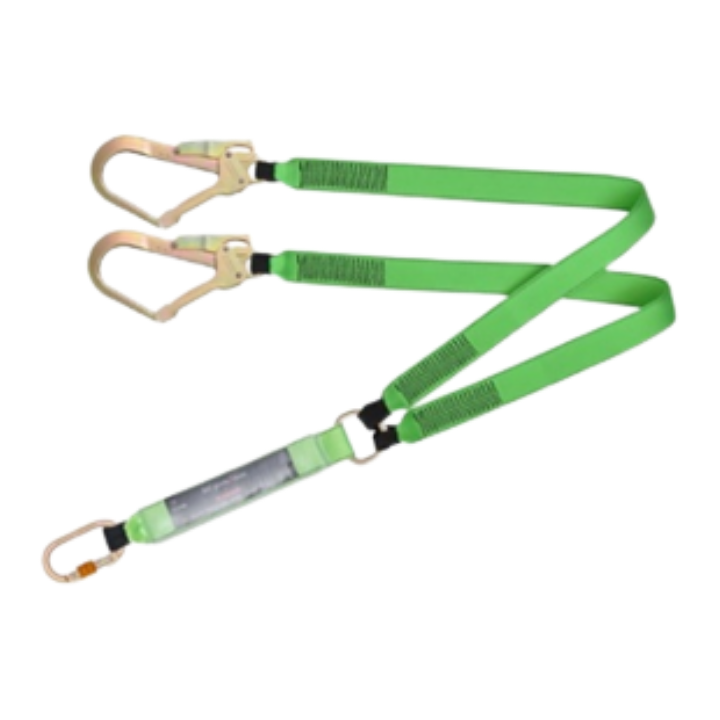 KR361 Forked Lanyard, Webbing Shock Absorbing