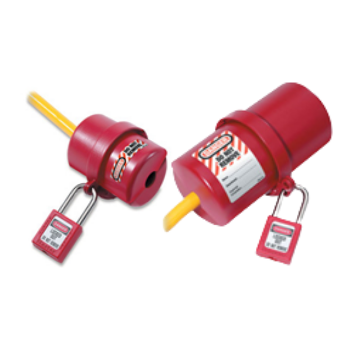 Rotating Electrical Plug Lockout Device