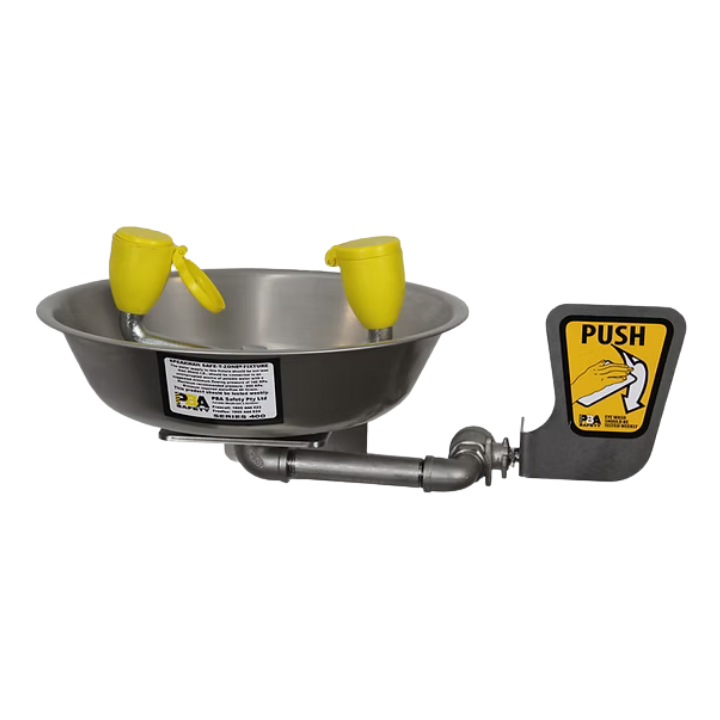 PEM490 Non Aerated Eye Wash, Hand Operated with Bowl