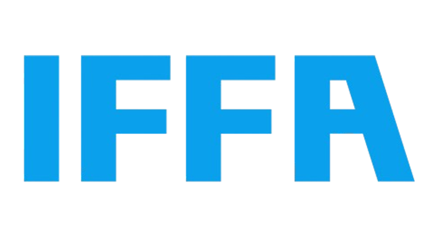 The iffa logo is blue on a white background.