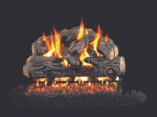 Gas Logs —  Fireplace with Gas Logs in Savannah, GA