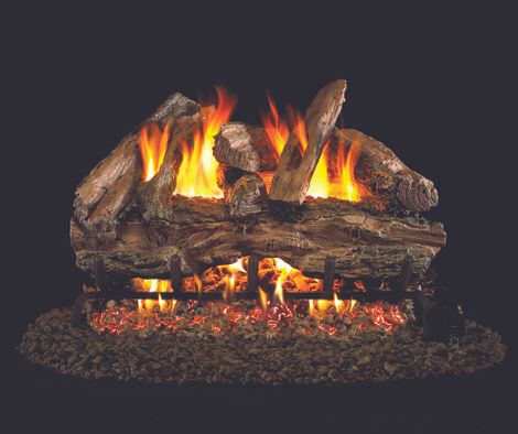 Fireplace — Gas Logs Burns in Fireplace in Savannah, GA