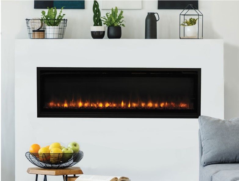 Fireplace — Happy Family Beside a Fireplace in Savannah, GA