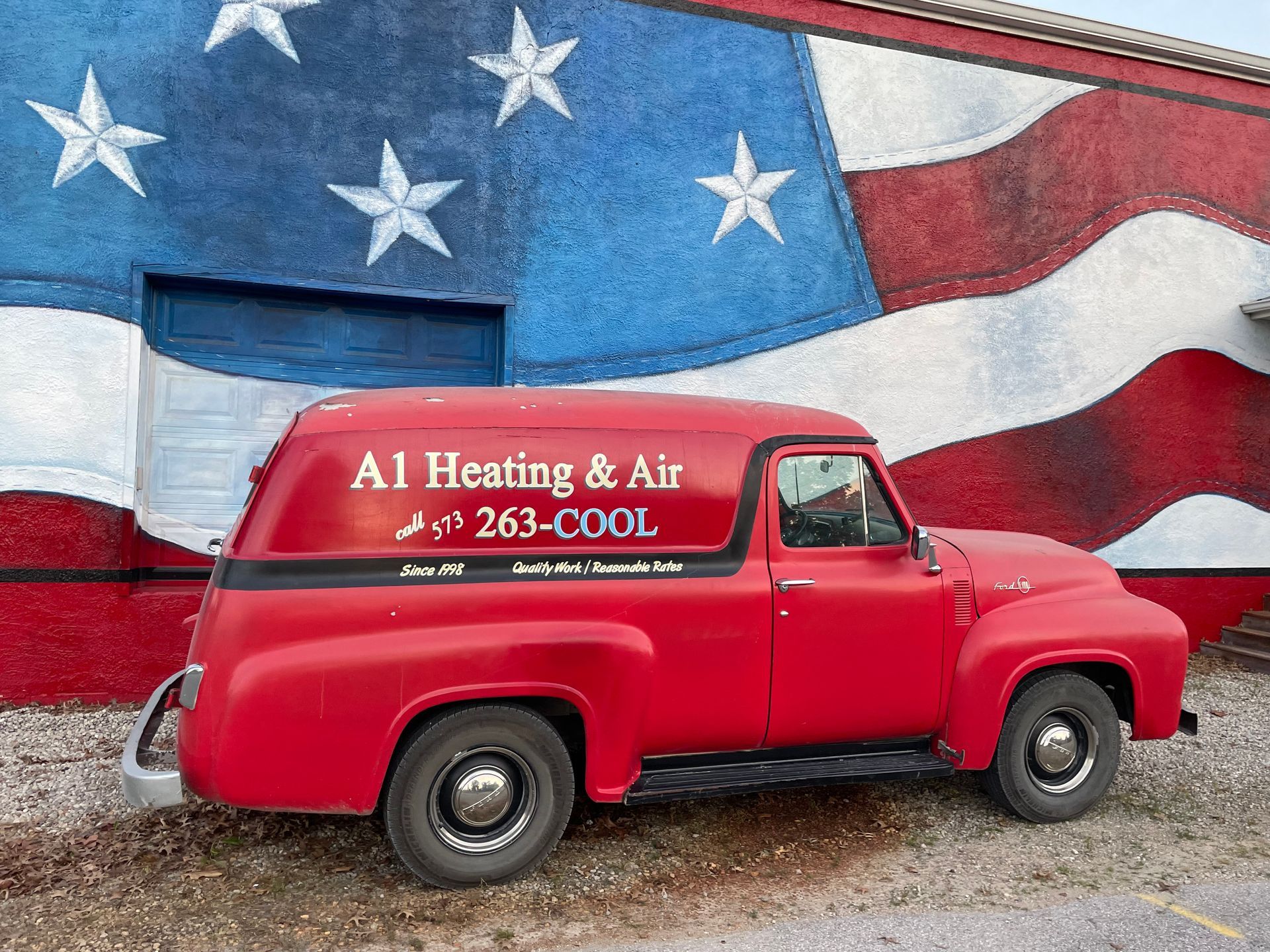 Side View Image of the Truck – Saint James, MO - A-1 Heating & Air