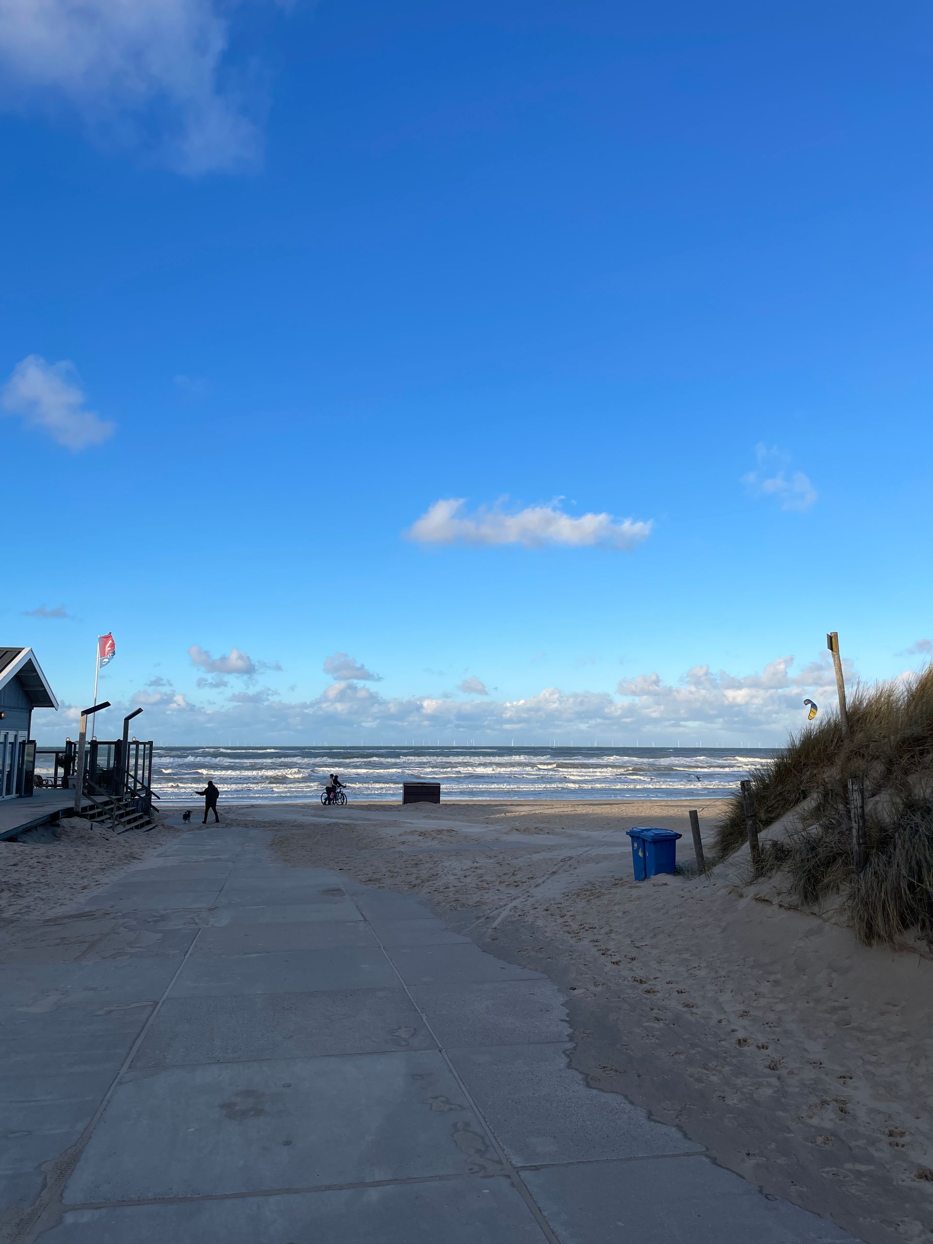 De strandafgang bij Berge aan Zee in november 2025 als illustratie van oneindig ruimte