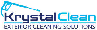 The logo for krystal clean exterior cleaning solutions