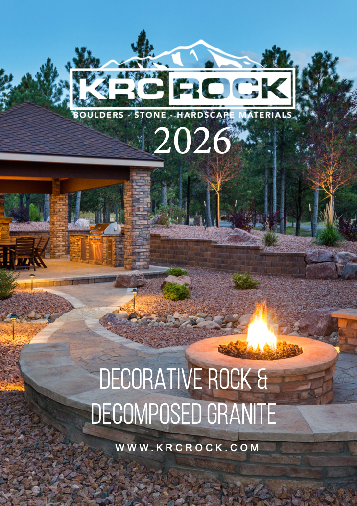 KRC Decorative Rock and Decomposed Granite Catalog Cover