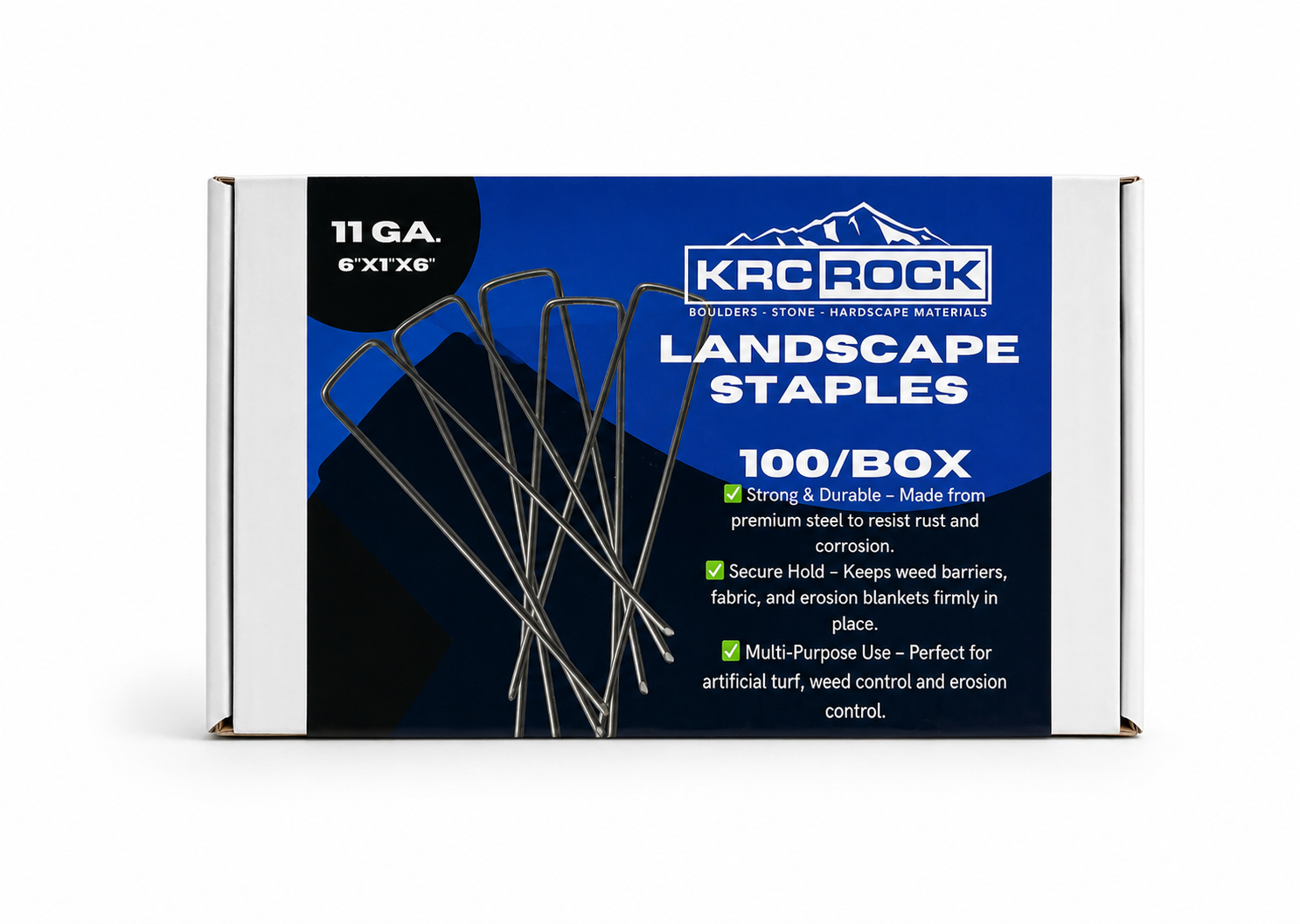 Landscape fabric staples