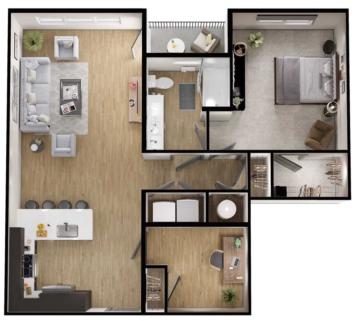 Unit AD2A Floorplan