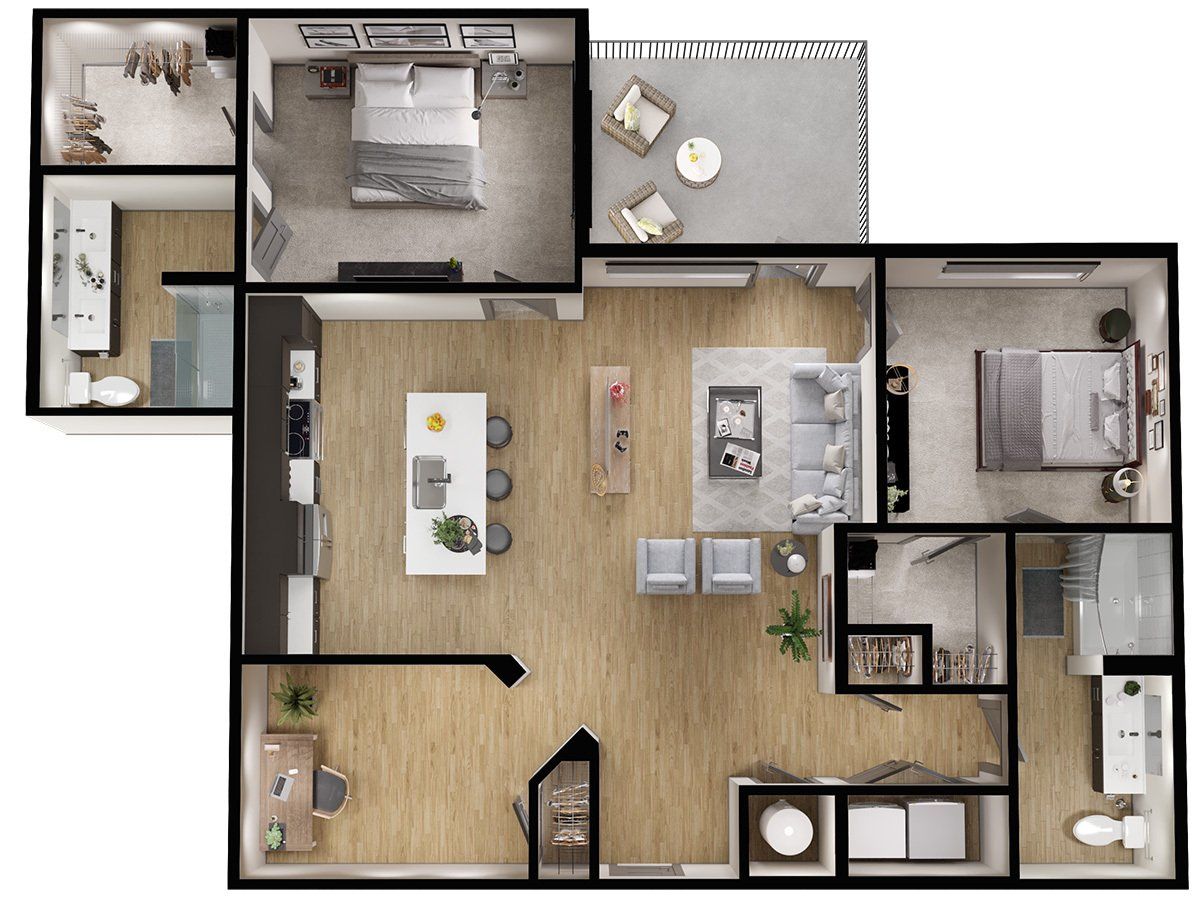 Unit BD1 Floorplan