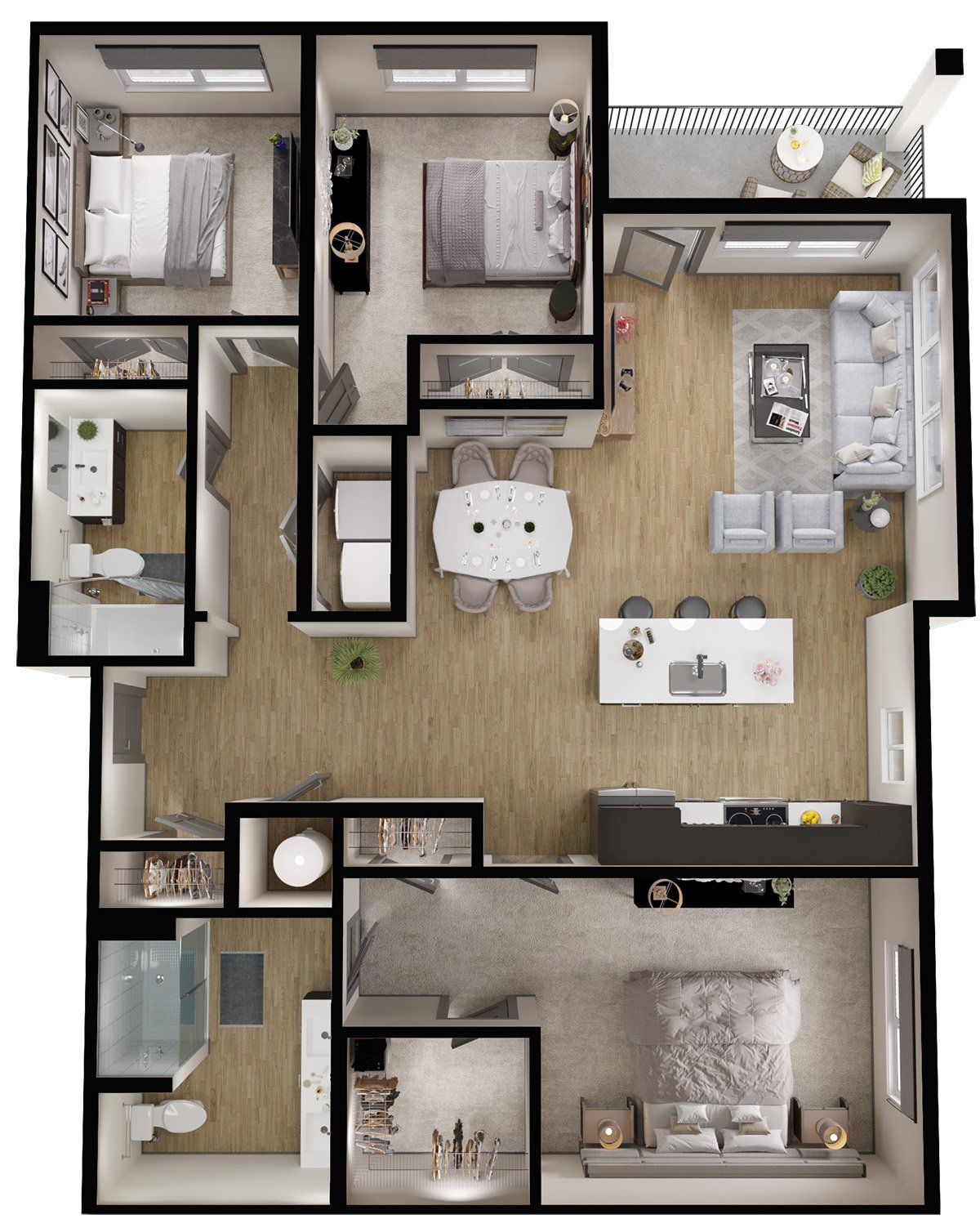 Unit C1 Floorplan
