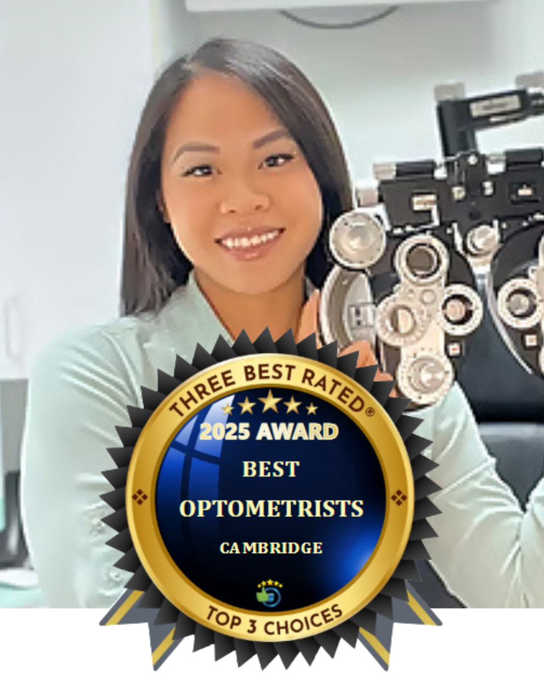 2025 Award Best Optometrists Cambridge