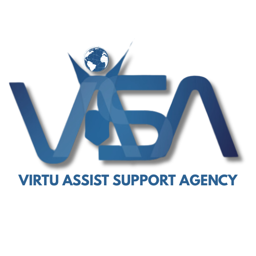 A blue visa logo with a man holding a globe