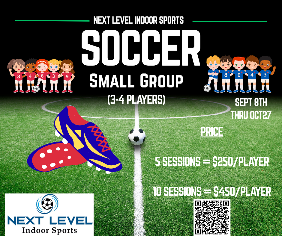 A poster for a soccer game between goalkeepers and strikers.