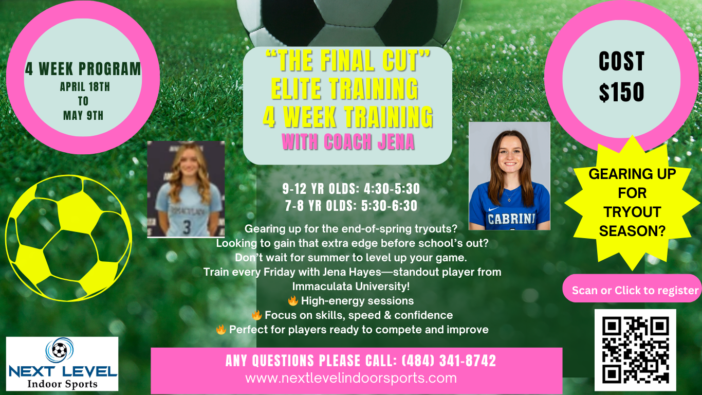 An advertisement for small group training with coach matt at next level
