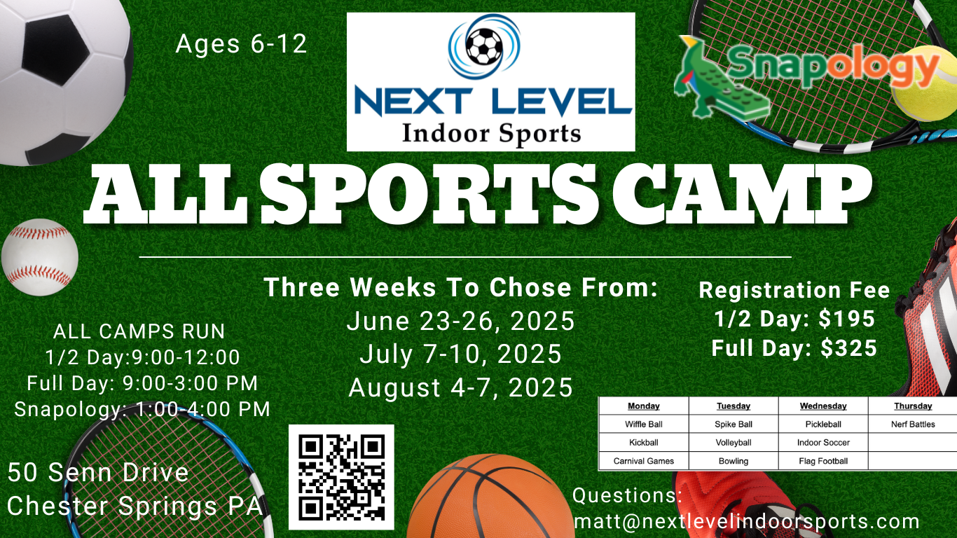 An advertisement for next level 's winter academy