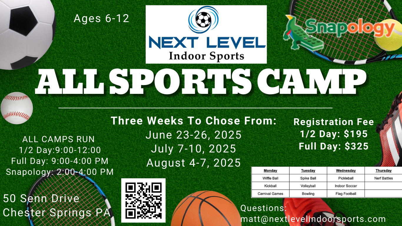 An advertisement for next level 's winter academy
