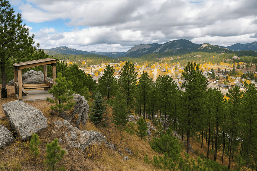 Custer Highlands in South Dakota mountain views