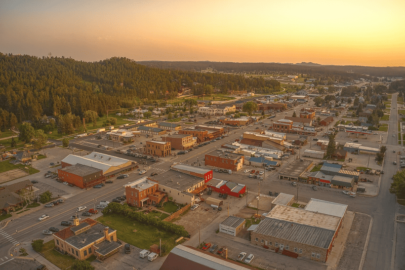 Custer SD city overview