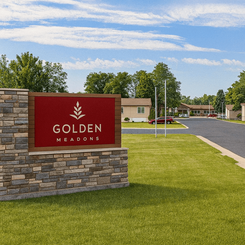 Golden Meadows mobile home park in Rapid City