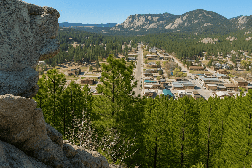 Pageant Hill Custer SD city views