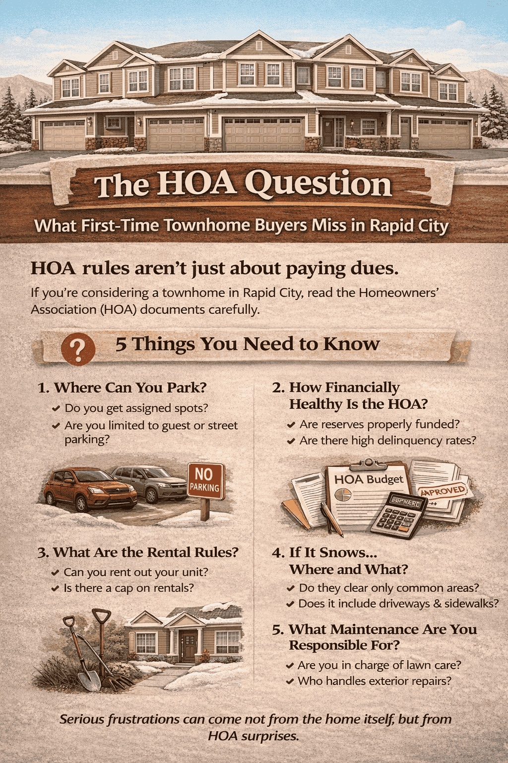 Hoa Questions Are Townhomes Good for First-Time Buyers in Rapid City?