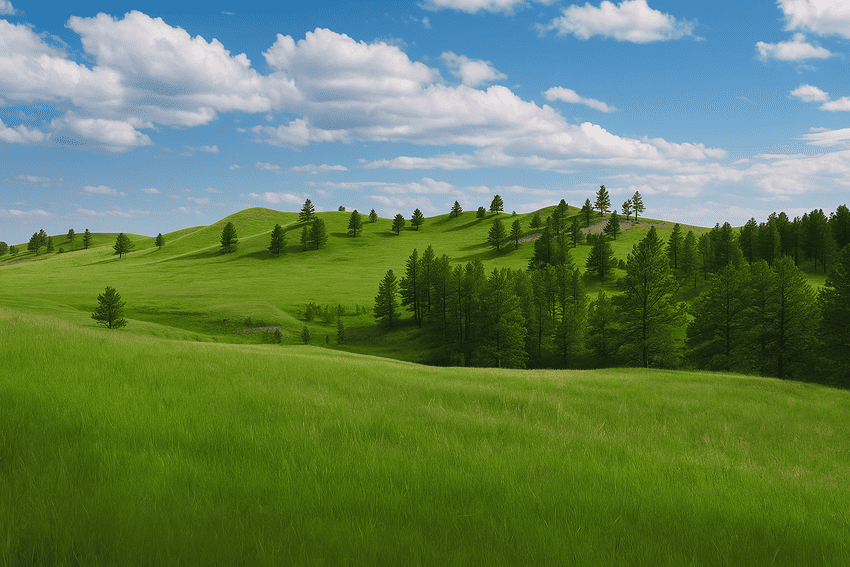 Woodland Meadows, Custer, SD landscape